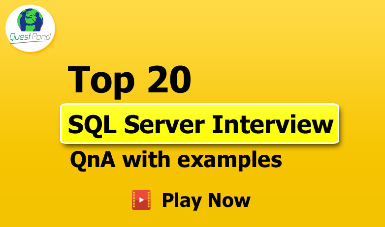 20+ SQL Interview Questions & Answers.