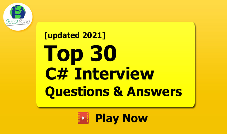 C# Interview Questions with Answers